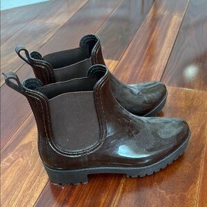 Jeffrey Campbell Brown Rain Boots